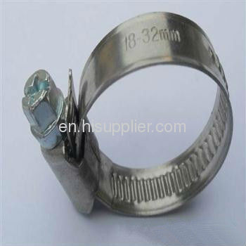 German Type stainless steel hose clamp