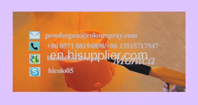 gas cylinders powder coating gun