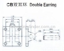 SC/SU Cylinder Accessories(pneumatic mounting CB)