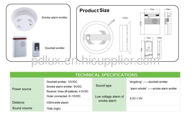 Remote control doorbell PD-YK111