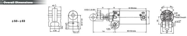 Clamping series Cylinder (XCK series)