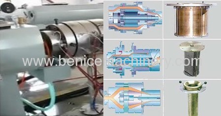 HDPE large calibre hollowness wall spiral pipe making machine 