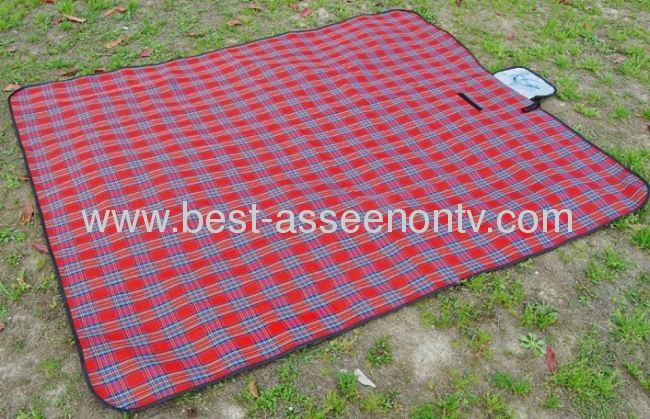 Waterproof Outdoor Picnic Camping Bay Play Mat Plaid Blanket