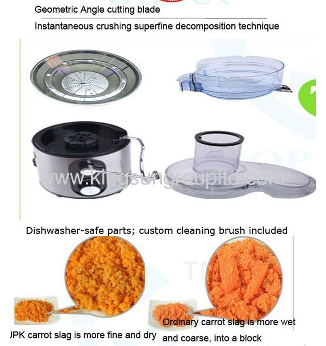 800w plastic housing ss blade electric juicer extractor