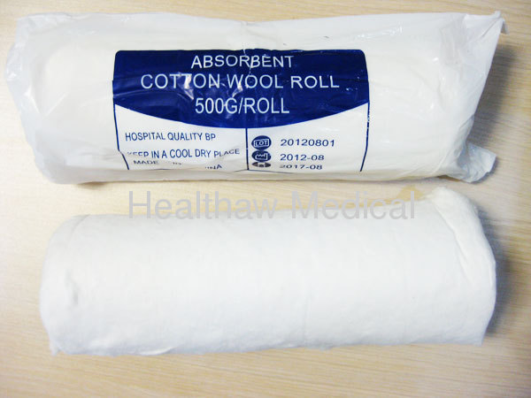 High Quality Disposable Medical Surgical Supply Sterile Pure Cotton  Absorbent Cotton Wool Roll (500G) for Hospital Use - China Cotton Wool,  Cotton Roll