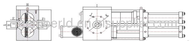 hydraulic screenchanger-double piston type