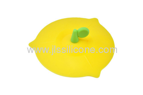 round handle silicone cup and glass lid