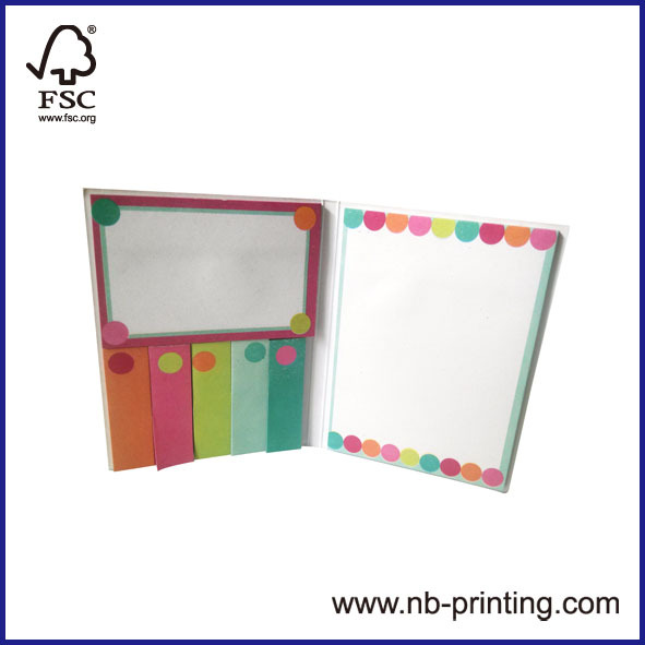 sticky notes/pad set with memo book and flags