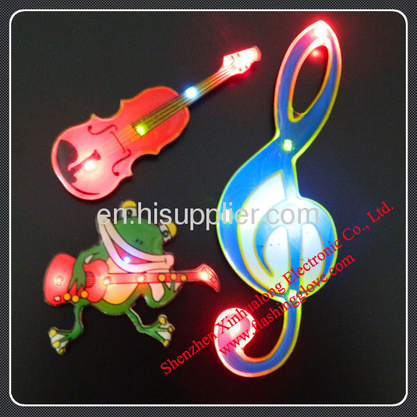 LED Flashing Pin as Party Gift