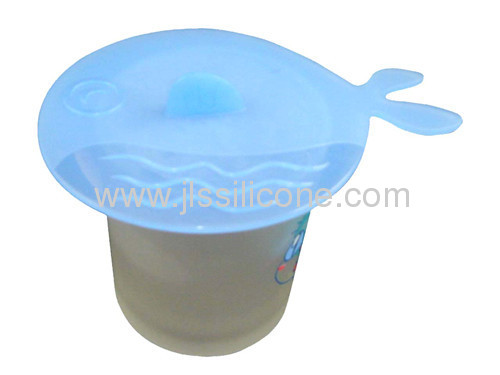 fish shaped kitchen tool silicone cup lid