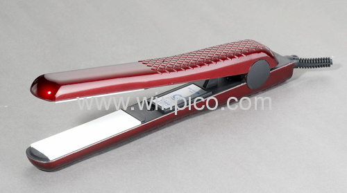 90W PTC Heater Red Professional Ceramic Hair straightener