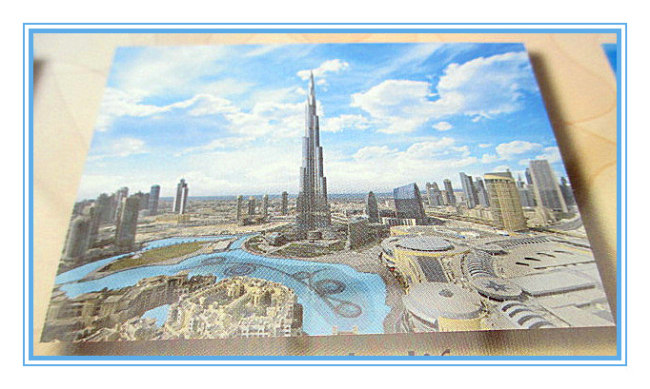 60pcs burj khalifa dubai puzzle game