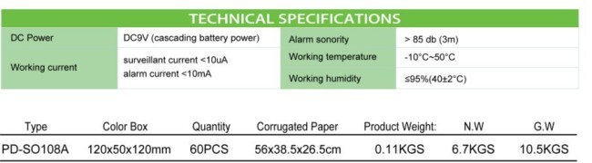 SMOKE ALARM PD 108A