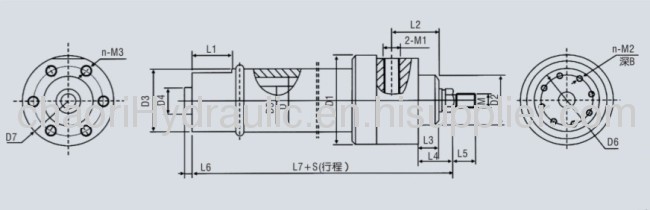 hydraulic jack for metallurgical equipment