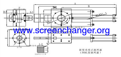 China screen changer-non stop plate screen changer