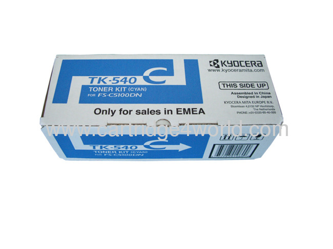 Finely processed Cheap The king of quantity The queen of quality Kyocera TK-540 C toner kit toner cartridges