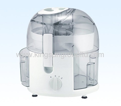 plastic housing transparent white Anti-slip rubber feet eletric fruit juicer 