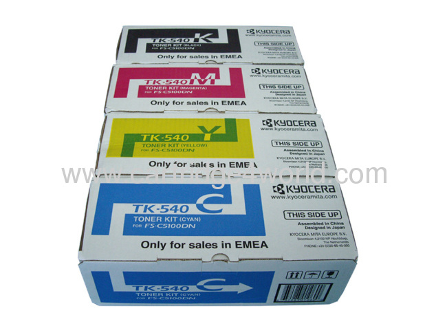 Diversified in packaging Cheap Recycling Kyocera TK-540 Y toner kit toner cartridges