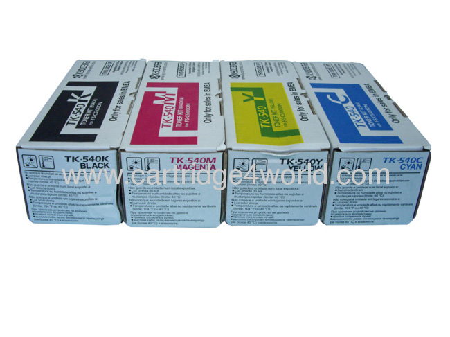 Diversified in packaging Cheap Recycling Kyocera TK-540 Y toner kit toner cartridges