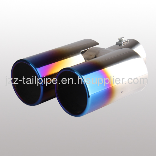 Bluing BMW stainless steel special auto exhaust tailing pipe