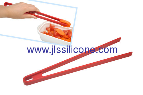 11.45 inch silicone toast tong in candy colors 