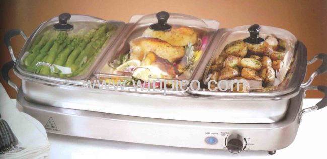 New Electric Stainless Steel Buffet Server/Buffet Warmer