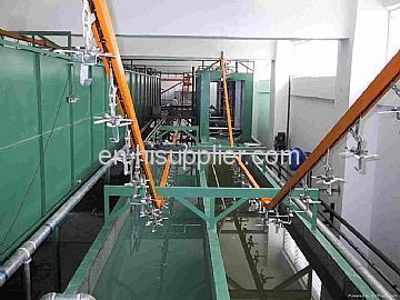 powder coating line for refrigerator 