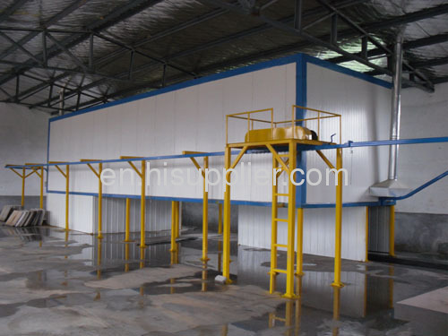 powder coating equipment for steel box 