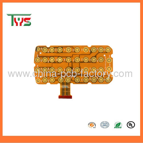 Flexible pcb for ledstrip with FR4 stiffener