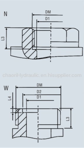 thread connection high pressure check valve