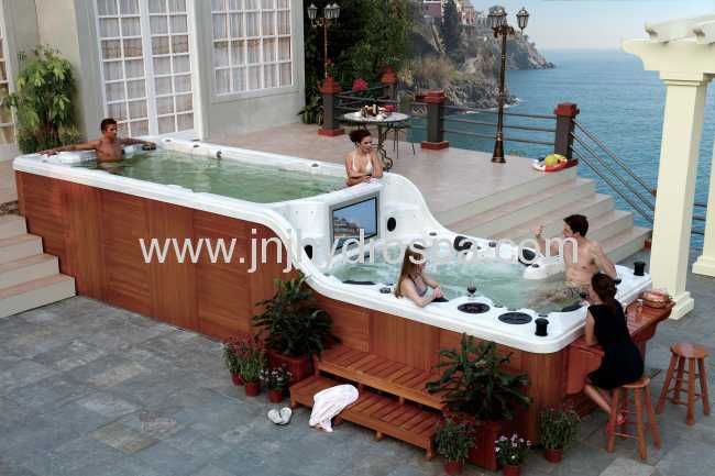 different height swim spa