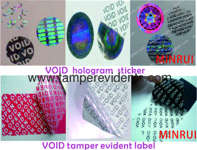 Custom Printing VOID Seal Labels,Special Hologram VOID Security Stickers,Tamper Proof Hologram VOID Sticker 
