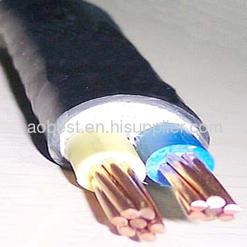 Cu/XLPE insulated overhead cable YJV Power Cable