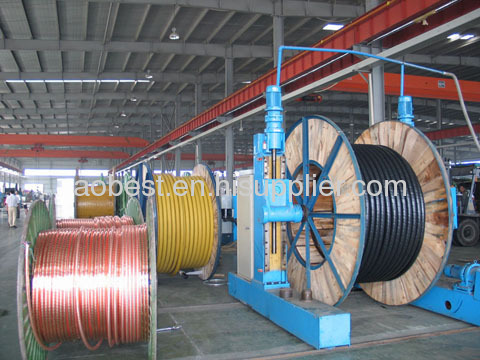Cu/XLPE insulated overhead cable YJV Power Cable