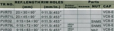 Tubeless Valves for Motorcycles and Scooters