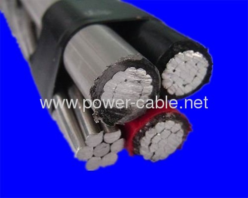 ABC Aerial Bundle Cable triplex cable aluminum conductor 450/750v