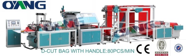 ONL-XC700-800 Full automatic ultrasonic non woven bag making machine with handle