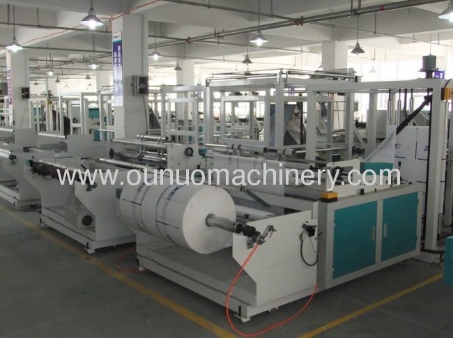 Very popular Full automatic tridimensional non woven bag making machine