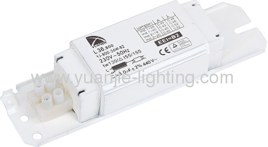 36W copper wire magnetic ballast for T8 fluorescent lamp