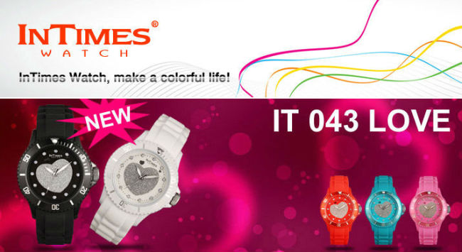 Intimes watches for ladies lovely sweet dial with Swarovski crystal 5ATM 6 colors (IT-043)
