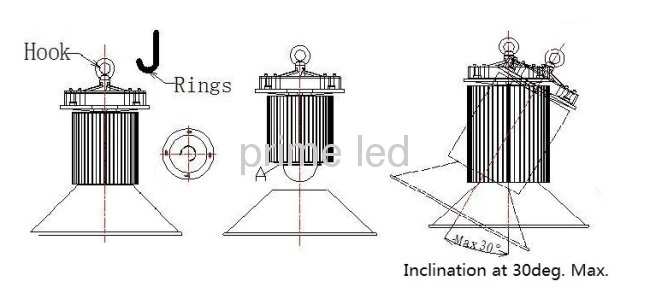 250W LED High Bay Lights