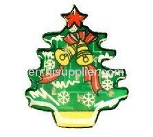 Flashing&glowing Santa Claus pin as Christmas decoration