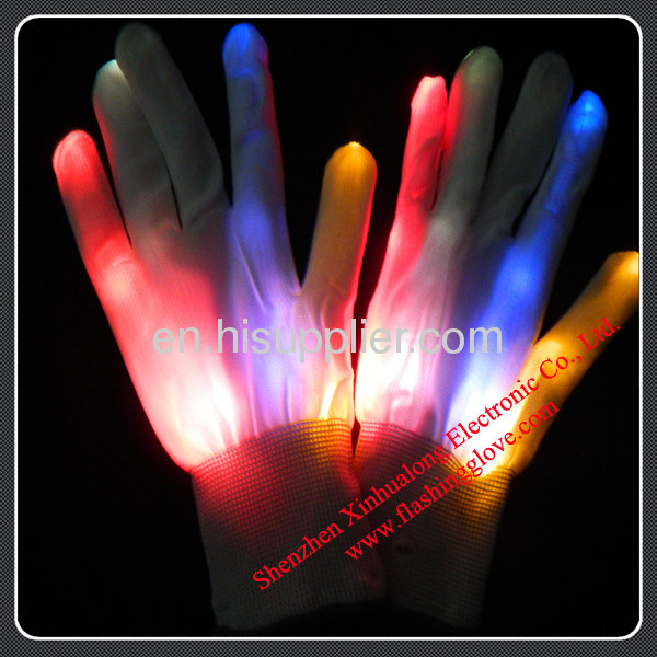 Flashing Gloves Sparkling Your Fingers at Night