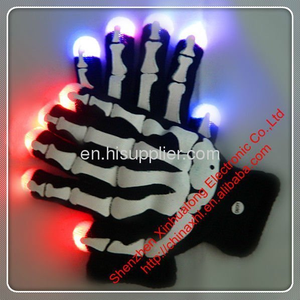 Flashing Gloves Sparkling Your Fingers at Night