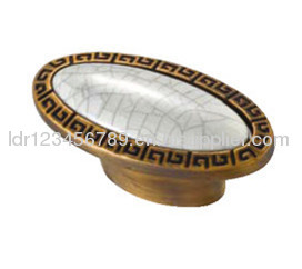 Beautiful ceramic handle/Zinc alloy furniture handle