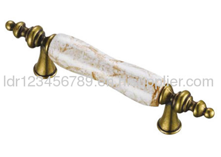  High quality ceramic handle/Zinc alloy furniture handle