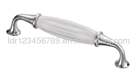 Latest design ceramic handle/Zinc alloy furniture handle