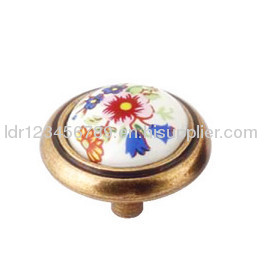 Latest design ceramic handles/zinc alloy cabinet handles