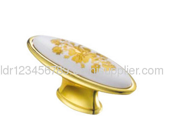 Shenzhen ceramic handles/zinc alloy cabinet handles