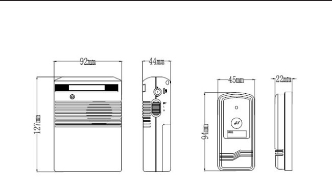 Remote control doorbell PD-YK105